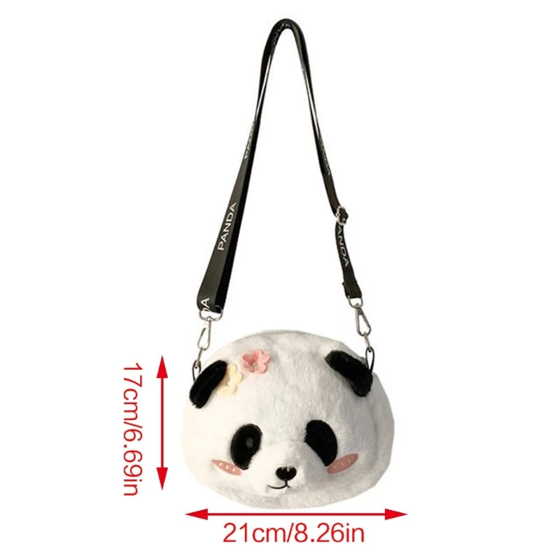 Lovely Panda Plush Bag Stylish Shoulder Bag for Collectors or as a Gift