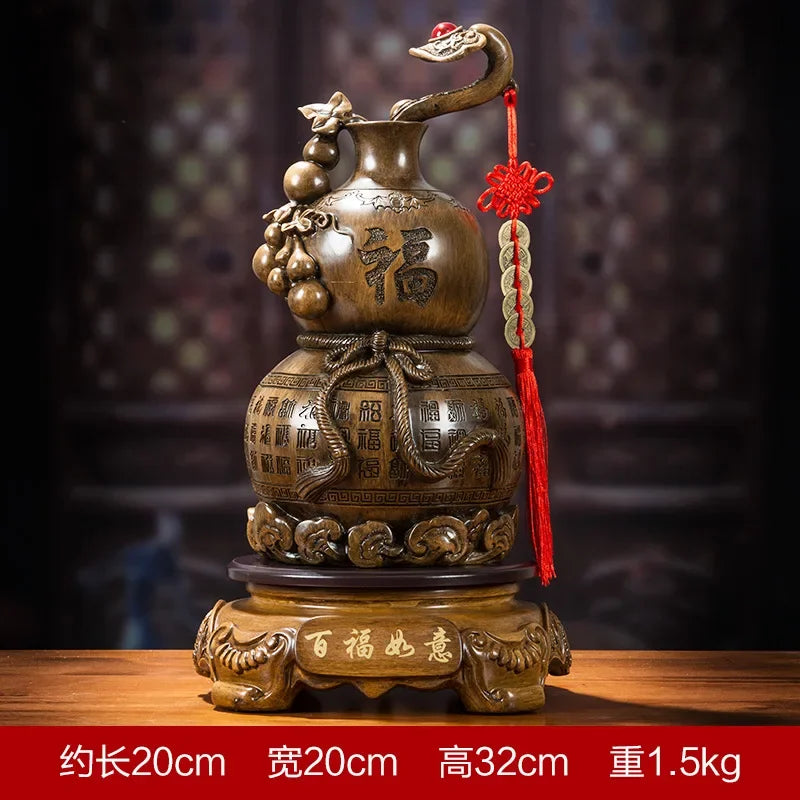 Lucky Ruyi Gourd Decor Town House Home Living Room Tv Cabinet Wine Cabinet Decor Housewarming Ornaments