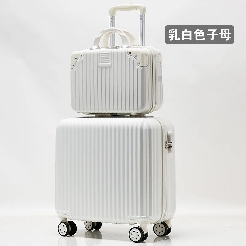 Luggage 18 inch female sturdy and durable children's boarding box mini trolley case mini suitcase