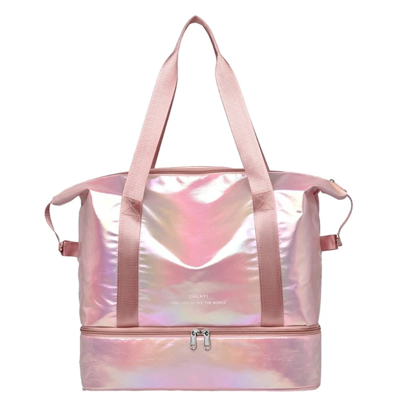 Luggage Bag Fitness Gym Bag Women Yoga Handbag Large Capacity Sports Duffle Bag