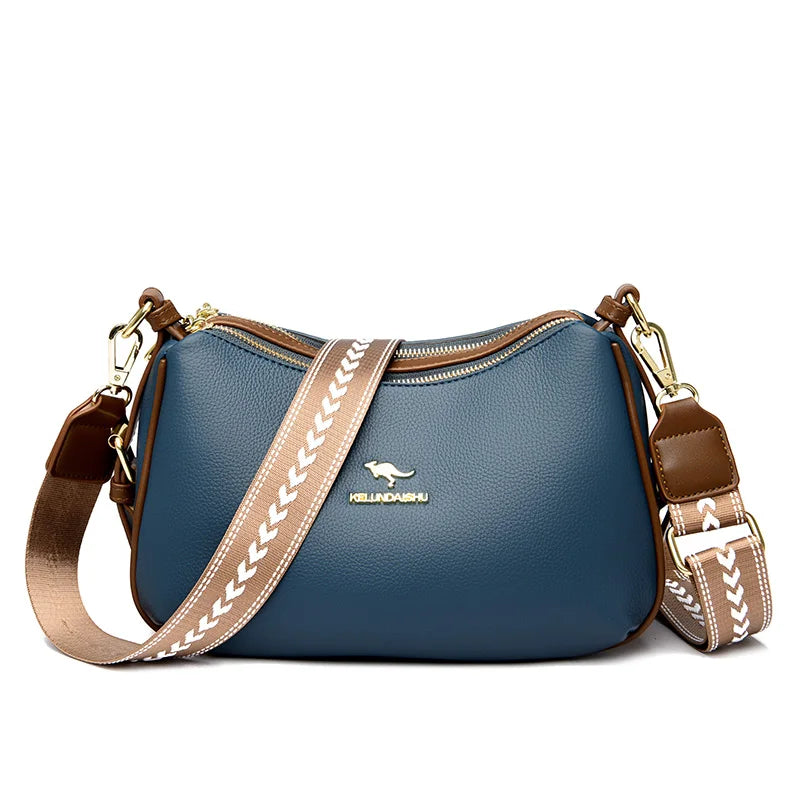 Luxury Brand Female Shoulder Bag Genuine Leather Women's Crossbody Bags Fashion Trend Designer Girl's Handbag Wallet Sac A Main
