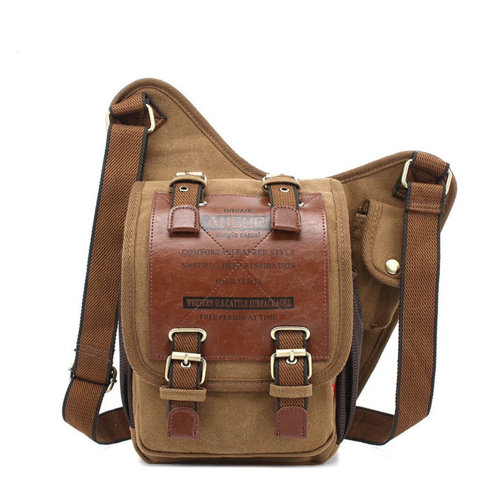 Luxury Designer Canvas Sling Bag For Men Military Messenger Chest Backpack Women Cross-Body Tactic Shoulder Waist Pack