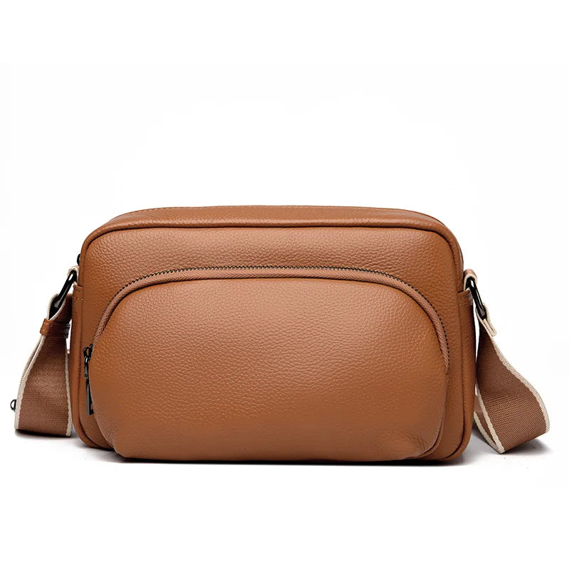 Luxury Designer Genuine Leather Handbags Purses Fashion Ladies Shoulder Crossbody Bags Casual Tote Bag Women 2023 Messenger Sac