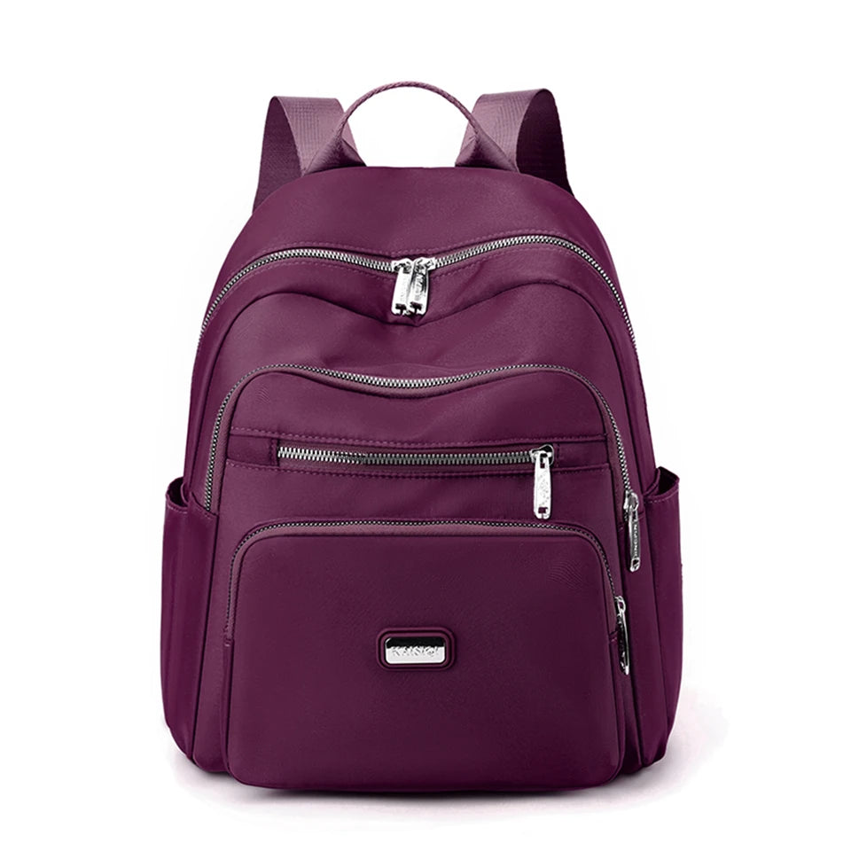 Luxury Designer Nylon Women Backpacks 2023 Fashion Classic Style School Bags for Girls New Travel High Capacity Bookbags Sac