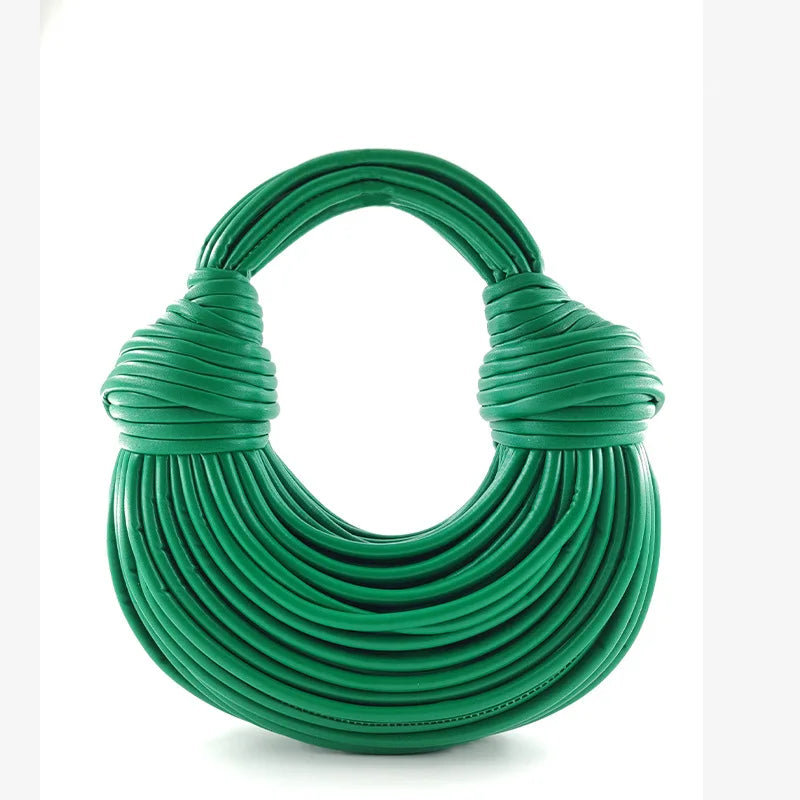 Luxury Evening Bags Purses for Women Golden Noodle Knot Design Dinner Wedding Party Clutch Bag 2024 High Quality Handbags Trendy