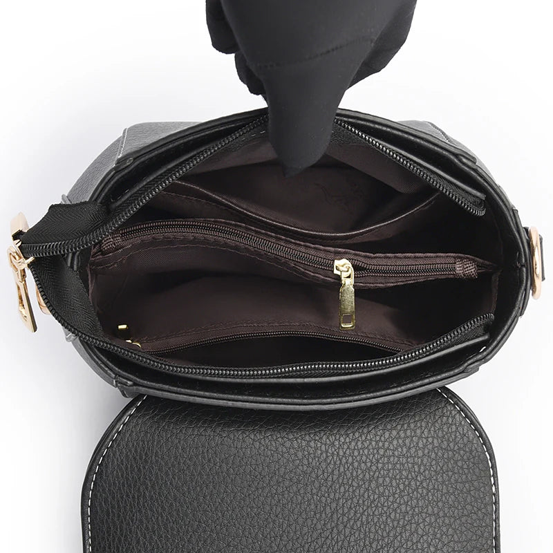 Luxury Handbags Women Bags Designer Pu Leather Crossbody Bags for Women Brand Ladies Shoulder Top-handle Bag Casual Small Totes