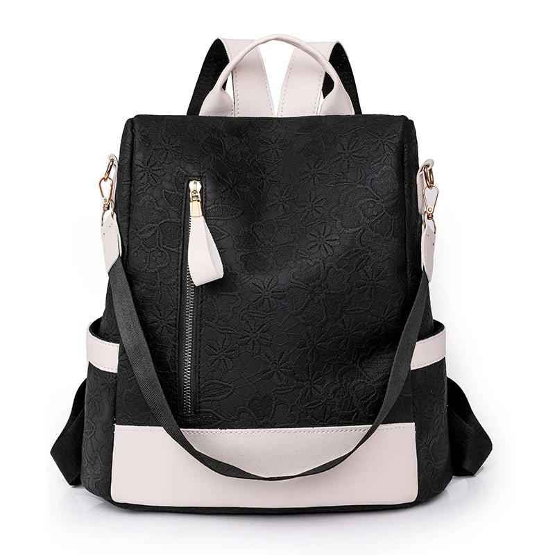 Luxury Waterproof Nylon Women Backpack Fashion Printing Casual Bag Designer Female Large Capacity Travel Handbag Shopping Knaps