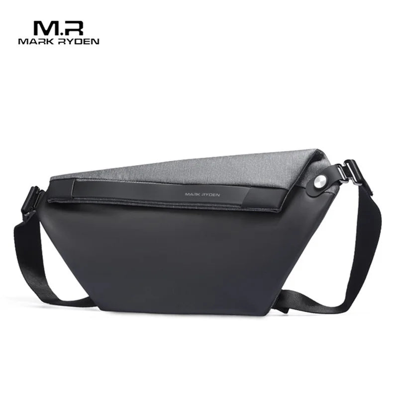 Mark Ryden Anti-theft Bagpack Men Sling Shoulder Bag Waterproof Travel Small Chest Bag Slim Purse Crossbody Bag Casual Daypacks