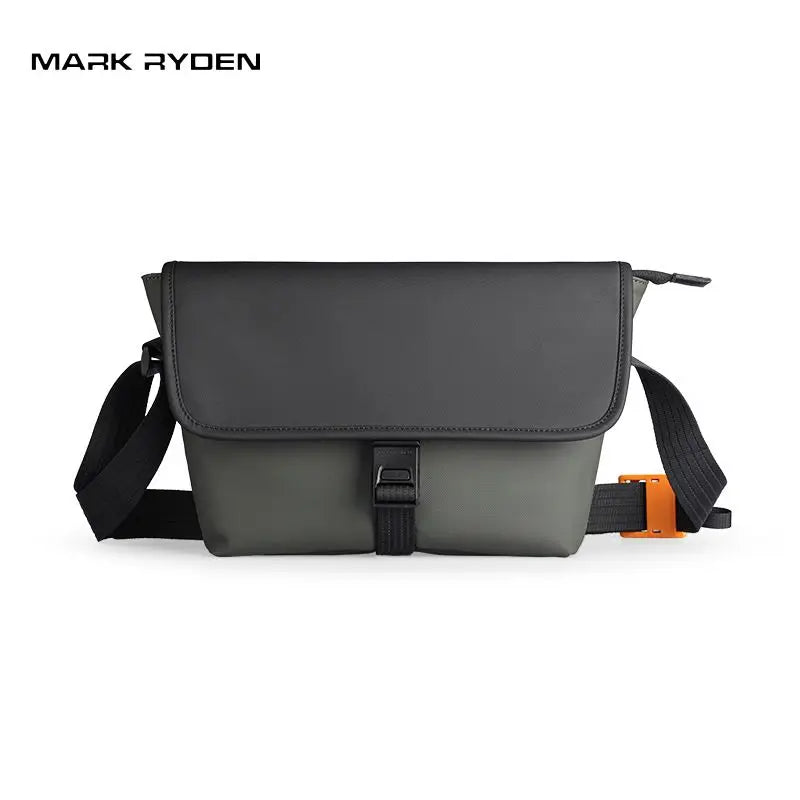 Mark Ryden Men's Bag Oxford Waterproof Crossbody Bag Sport Waist Bag for Men with Back Anti-theft Zipper Bag Outdoor Sling Bag