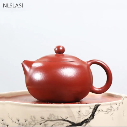 Master Handmade Xishi Tea Pot Chinese Yixing Purple Clay Teapot Boutique Dahongpao Filter Beauty Kettle Household Zisha Teaware