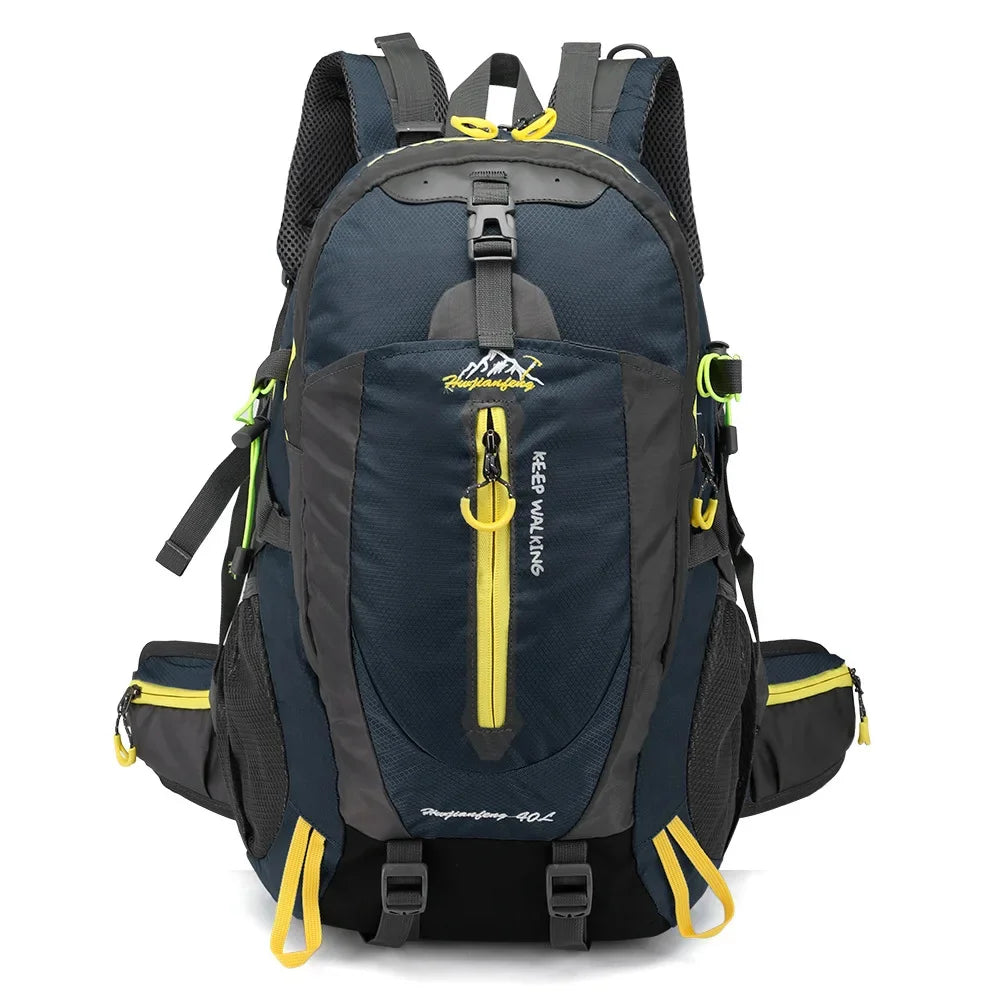 Men 40L unisex waterproof travel Hiking sports bag Outdoor Climbing Mountaineering Camping backpack for male