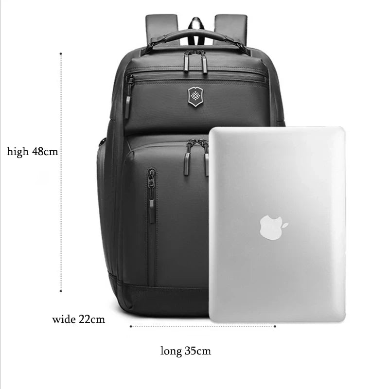 Men Backpack Waterproof Nylon Business Multifunctional Travel Laptop Fashion Packs Large-capacity More Pocket Light Backpacks