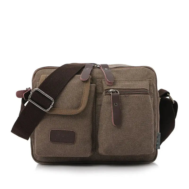 Men Canvas Shoulder Bag Casual Travel Men's Crossbody Bag Luxury Men Messenger Bags Satchel Handbags Tote