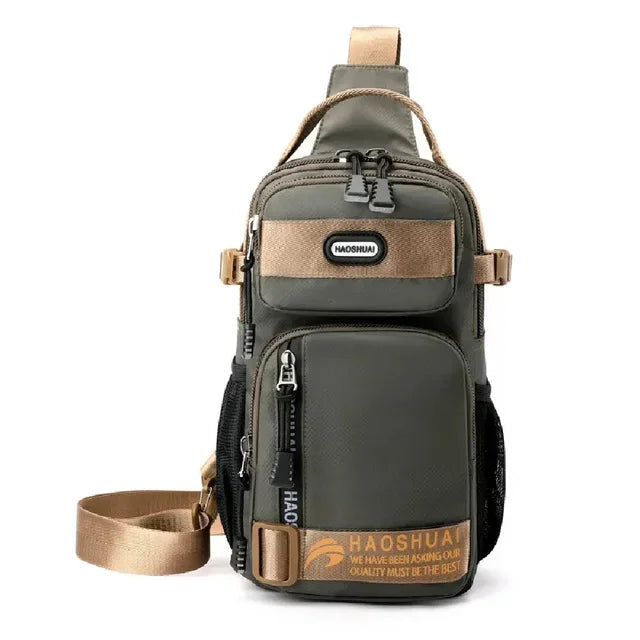 Men Cross Body Shoulder Chest Sling Backpack Travel Tactical Military Waterproof Nylon Male Rucksack Messenger Bag