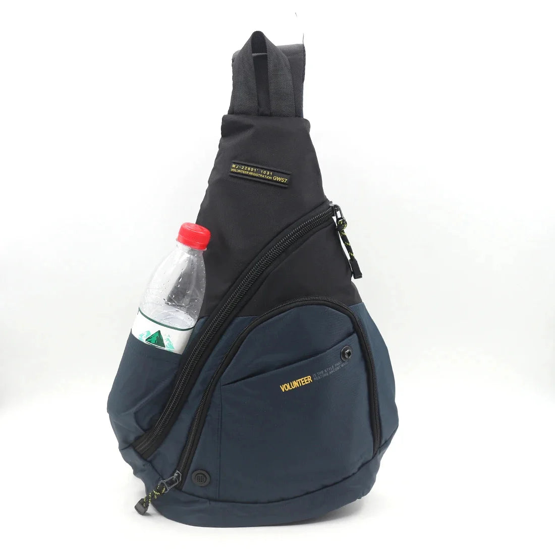 Men Cross body Backpack Sling Chest Travel Knapsack Fashion Water Bottle/Kettle Designer Male Oxford Shoulder Bag Rucksack