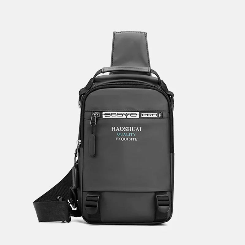 Men Nylon Rucksack Knapsack Messenger Chest Bags Waterproof Travel Military Male Handbag Sling Cross body Daypack Backpack Bag
