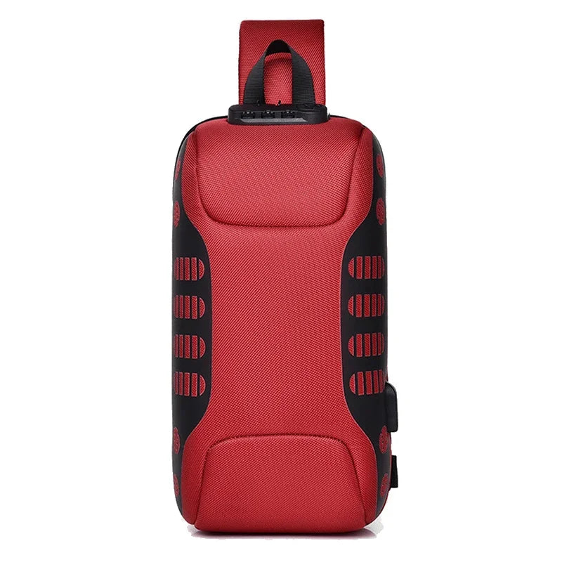 Men Sling Backpack Cross Body Chest Pack Bag Oxford Anti-theft Short Trip Motorcycle Rider Male Messenger Side Shoulder Bags