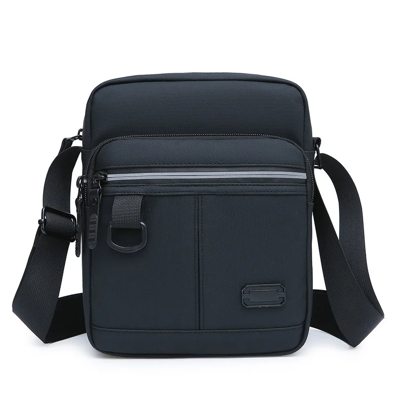 Men Waterproof Oxford Messenger Bags Versatile Male Business Casual Single Shoulder Bag Handbag Solid Crossbody Bag