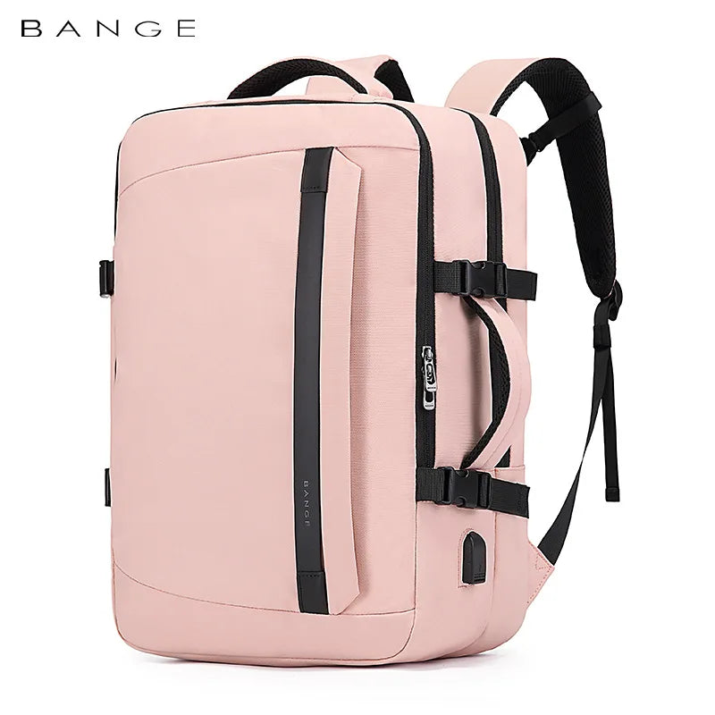 Men's Backpack Travel Business Large Capacity Man Backpacks School Expandable Bag 15.6 Laptop Backpack Male Waterproof BANGE