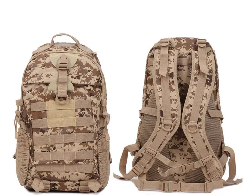 Men's Camping Shoulder Bag Travel Camouflage Sports Outdoor Mountaineering Hiking Bag Tactical Backpack