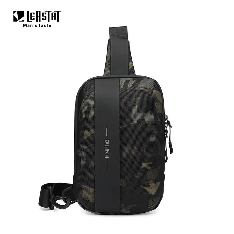 Men's Chest Bag Leisure Light Sports Cycling Bag Trendy Messenger Bag Travel Crossbody Shoulder Bags