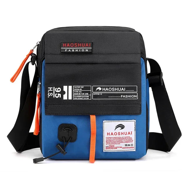 Men's Cross Body Shoulder Bag Military Fashion Trends Casual Waterproof Nylon Male Sling Messenger Crossbody Bags