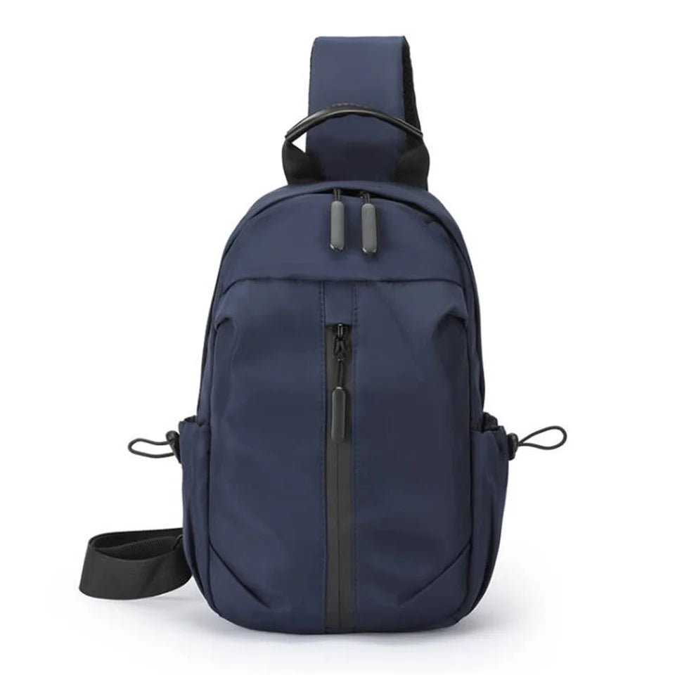 Men's Fashion Chest Bags Crossbody Bag Male Shoulder Sling Bags Chest Pack Nylon Men Phone Pouch Sling Bag