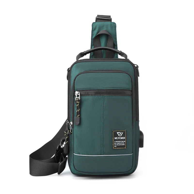 Men's Fashion Chest Packs Designer Male Leisure Travel Crossbody Bags Waterproof Nylon Man Light Shoulder Bags Trend Handbags