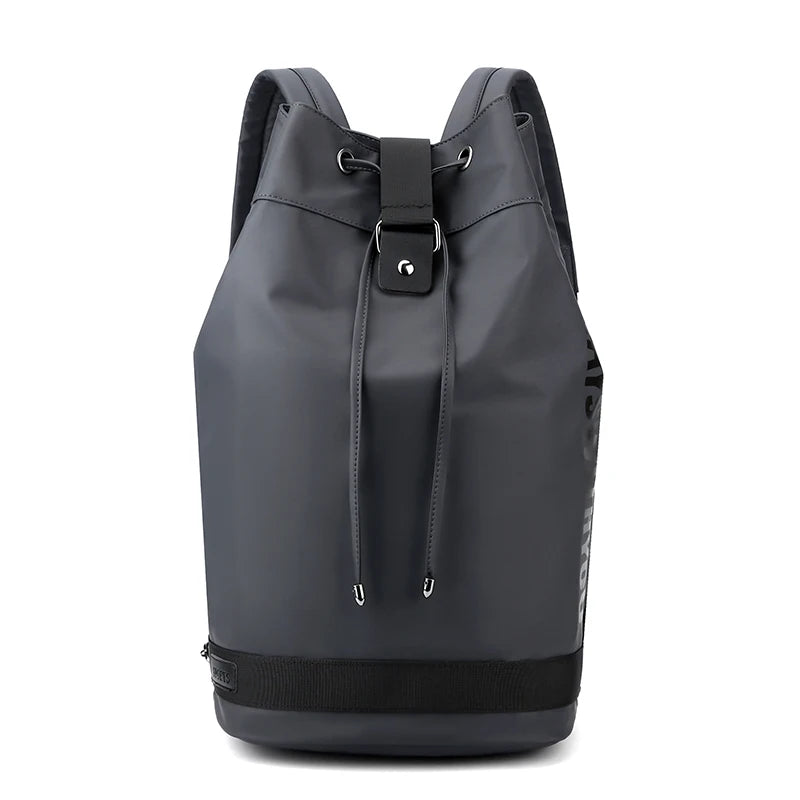 Men's Fashion Nylon Backpacks Waterproof Simplicity Large-capacity Outdoors Men Leisure Travel Rucksack Man Drawstring Schoolbag