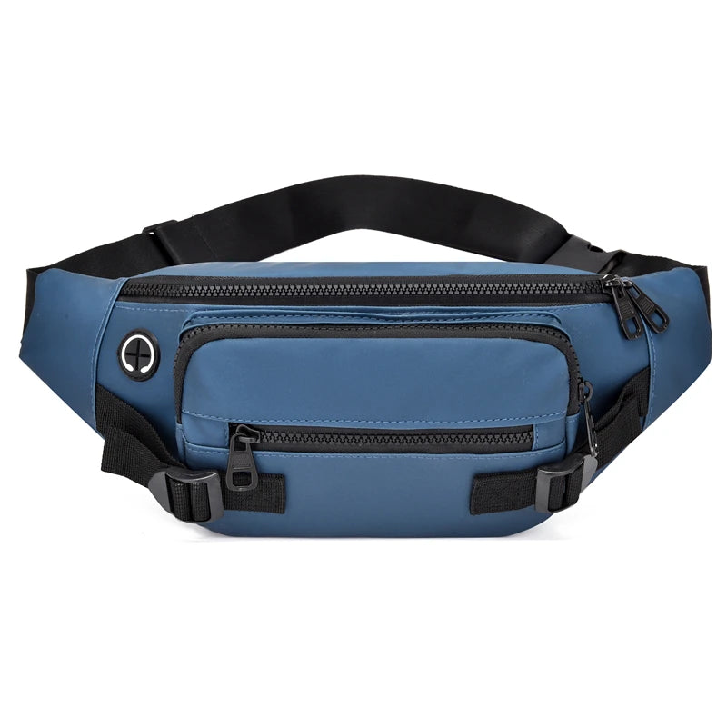 Men's Fashion Waist Packs Designer Waterproof Oxford Man Leisure Light Shoulder Bags Outdoor Sport Male Trend Crossbody Bags