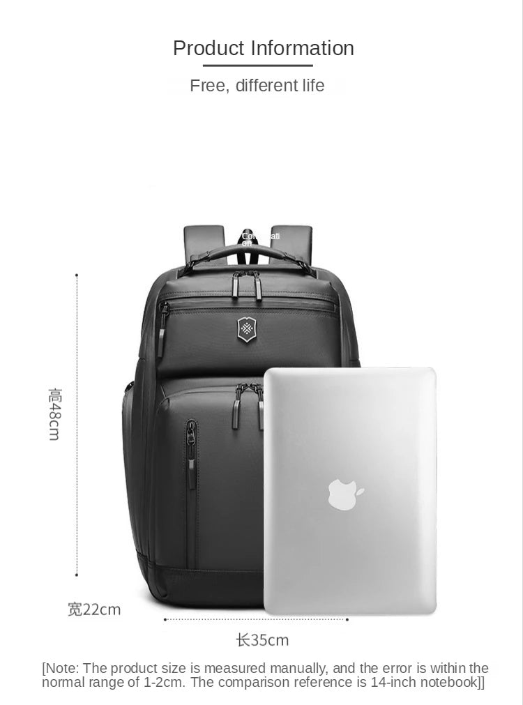 Men's Oxford Business Backpack Waterproof Male Travel Laptop Fashion Packs Student Large-capacity Schoolbag Women Female