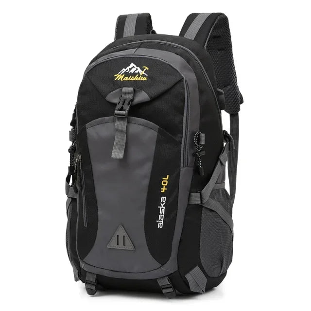Men's Women's 40L USB Backpack Travel Waterproof Sports Bag Pack Outdoor Hiking Rucksack Climbing Camping For Female Male