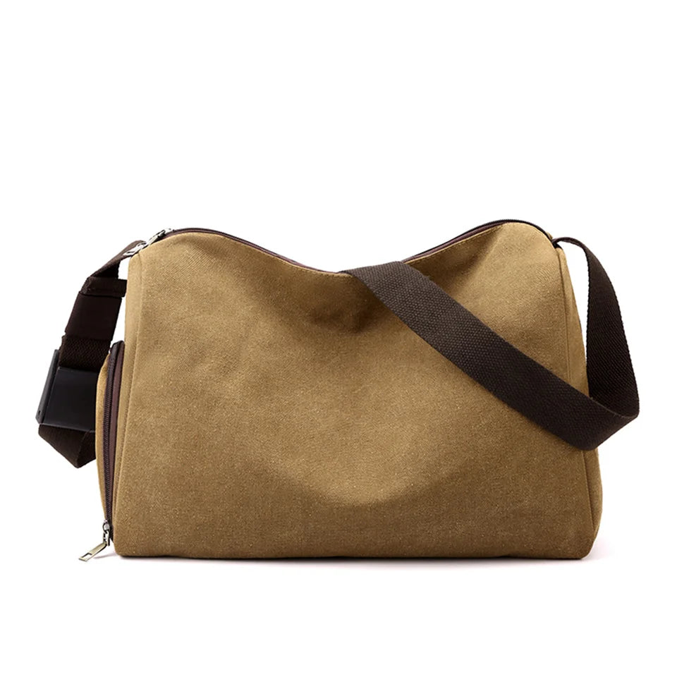Men's canvas crossbody bag travel luxury handbag crossbody bag men's crossbody bag shoulder bag