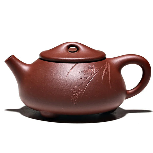 Monohydrate yixing recommended pure manual name buffer tank # 14 qing Kong Shi gourd ladle pot teapot tea set 225 ml