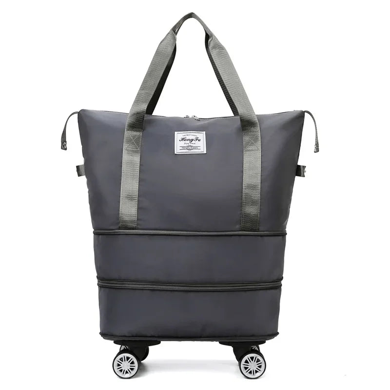 Multi-function Wheel Travel Bag Ultra-light Portable Dry and Wet Separation Luggage Storage Bag Large Capacity Fitness Bag