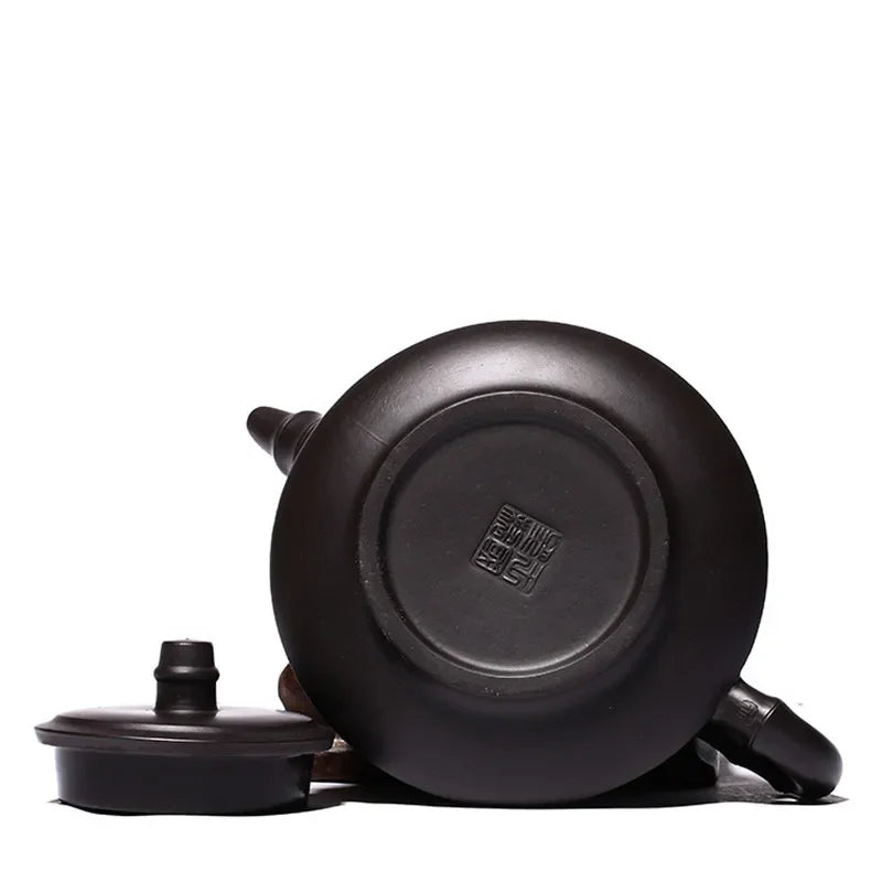 NLSLASI Chinese 210ml Yixing Purple Clay TeaPot Handmade Teapot Beauty Kettle Raw Ore Teaware TeaSet Customized Gifts Authentic