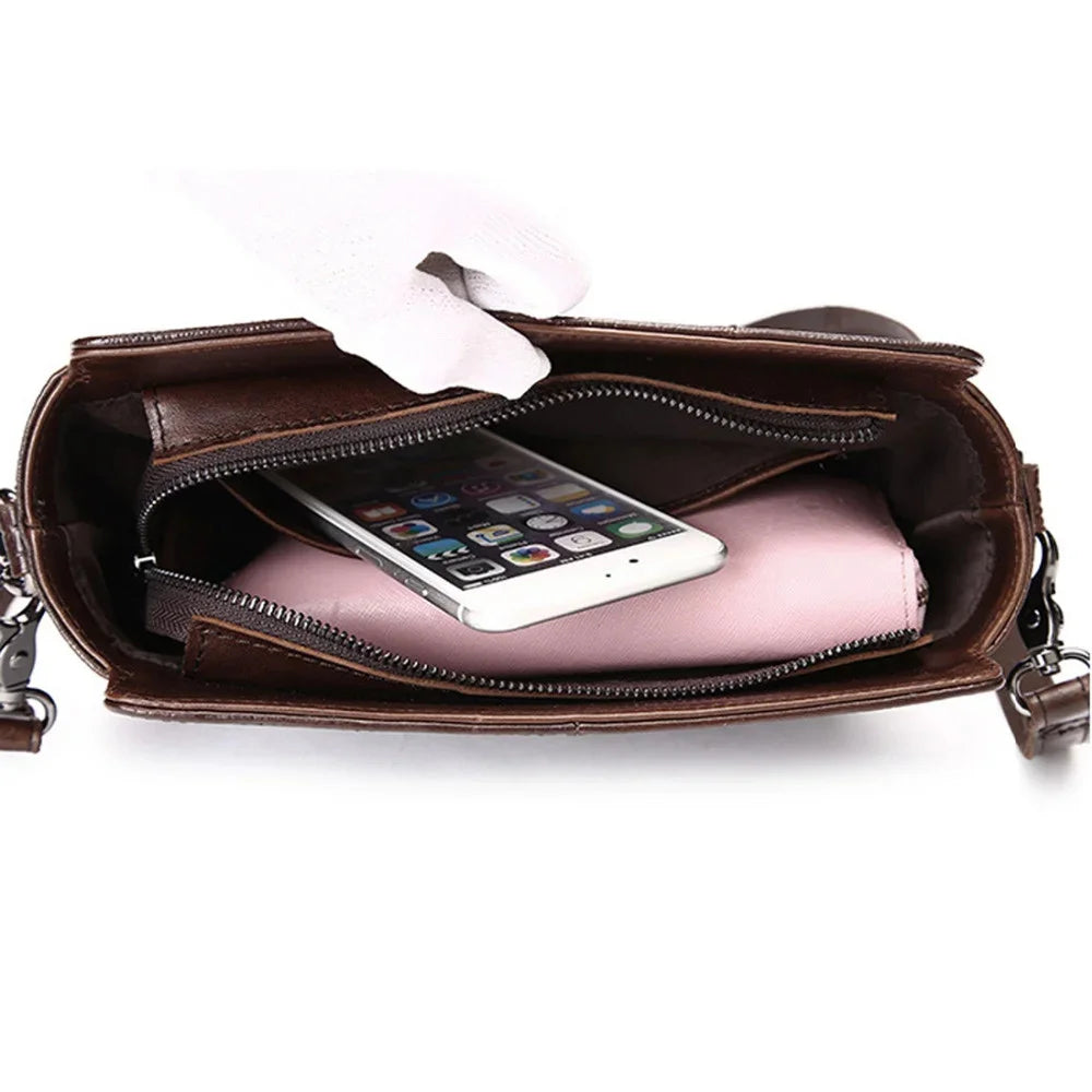 Natural Skin Women Tote Handbag Messenger Fashion Crocodile Style Famous Brand Genuine Leather Ladies Crossbody Shoulder Bag