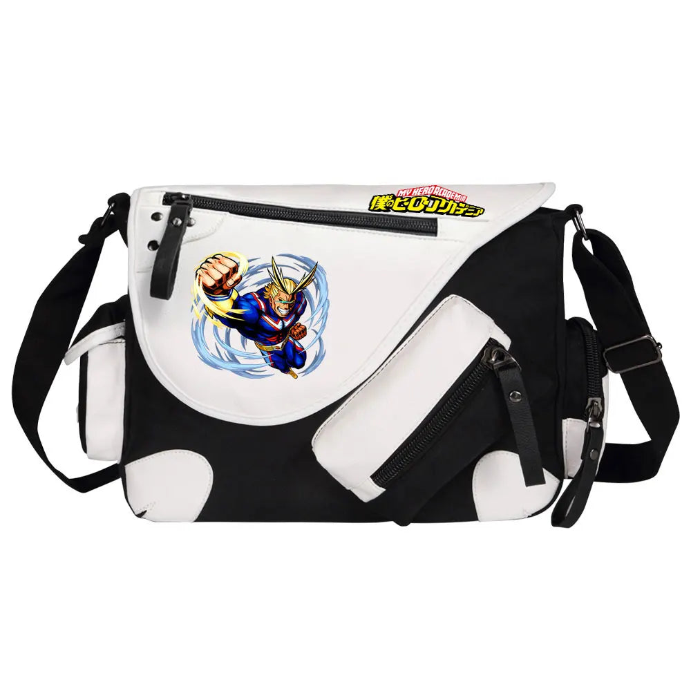 New Anime My Hero Academy Prints Men Canvas Travel Shoulder Bag Women Messenger Bags Satchels Cross Body Bag Kids Schoolbag