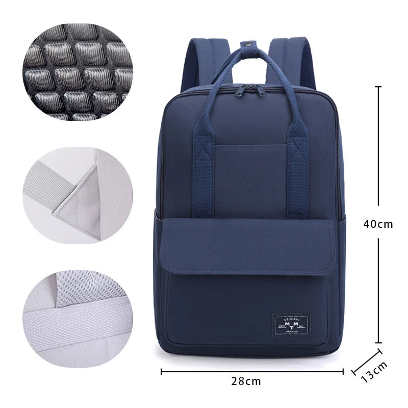 New Backpack Fashion Women Large Capacity 15.6 Inch Laptop School Backpack Sac a Dos Waterproof Bagpack Mochilas