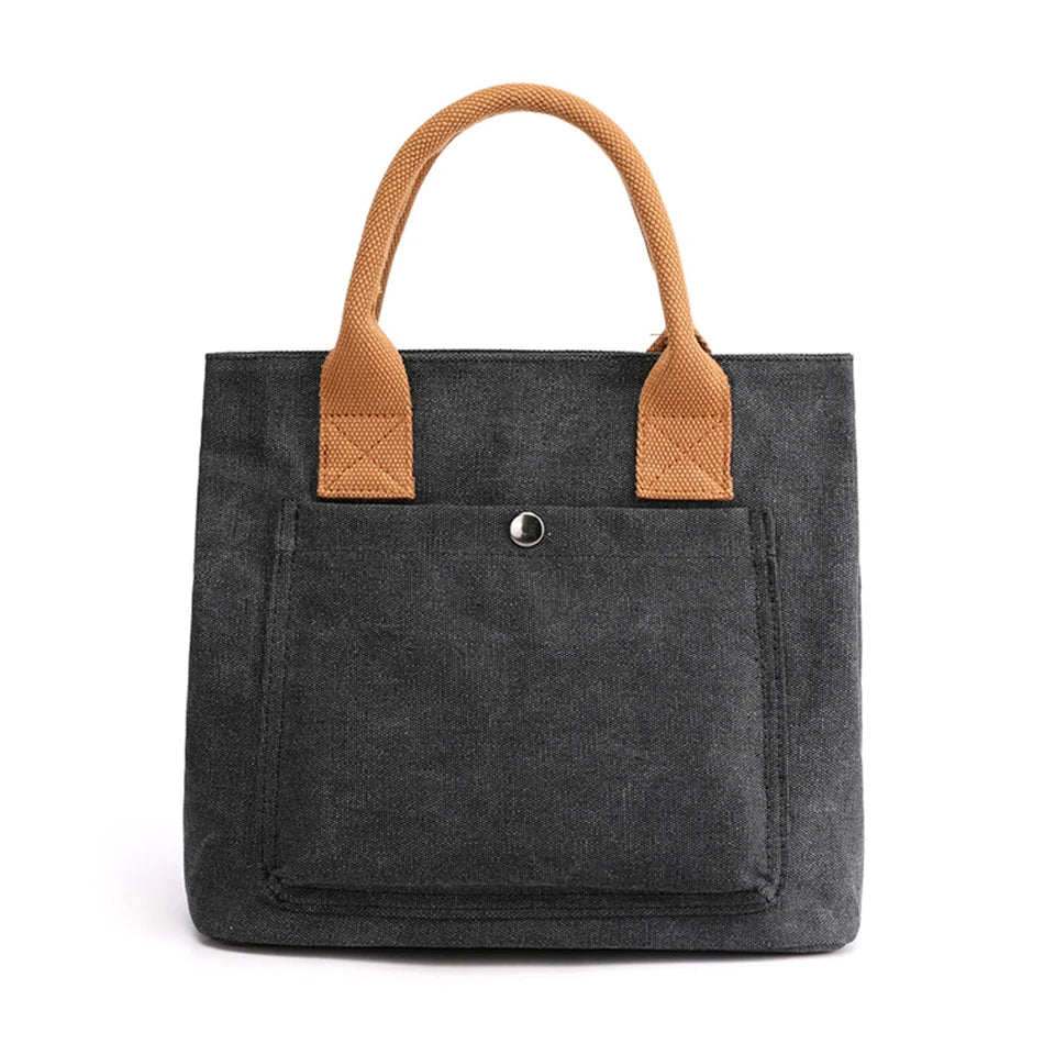 New Casual Totes Bag Super Quality Canvas Bags for Women 2021 Simple Female Brand Top-handle Bags Designer Hasp Style Sac A Main