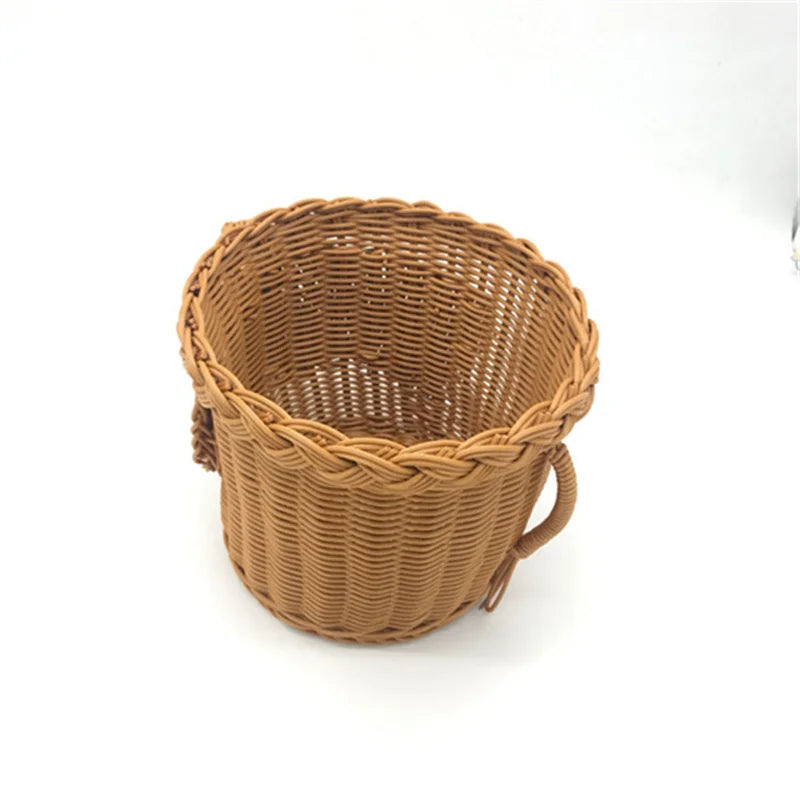New Creative Elephant Fruit Basket Wicker Basket Food Bread Camping Picnic Basket Vegetable Fruit Storage Baskets Drop Shipping