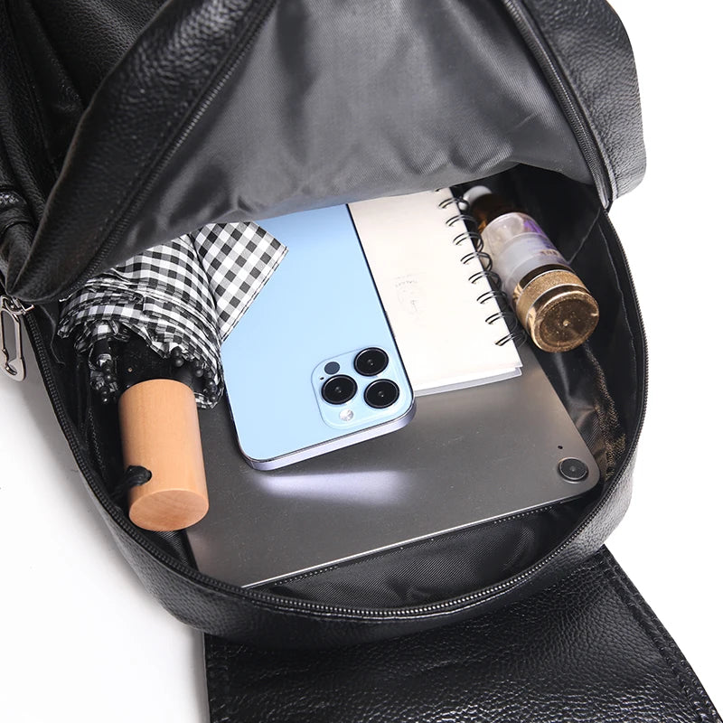 New Fashion Female Designer Backpack High Quality PU Leather Women's Backpacks For Teenage Girl's SchoolBag Knapsack Sac A Dos