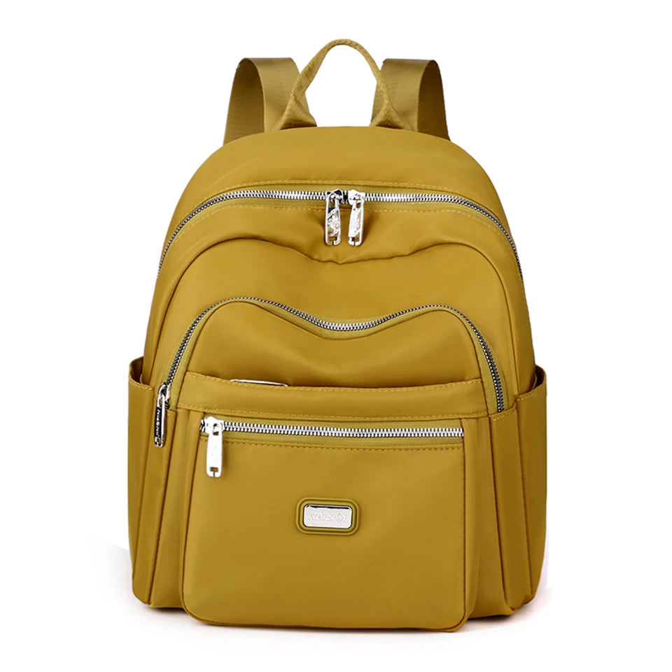 New Fashion Women Nylon Backpacks Vintage High Capacity School Bags for Teenage Girl 2023 Designer Casual Travel Book Bags Sac
