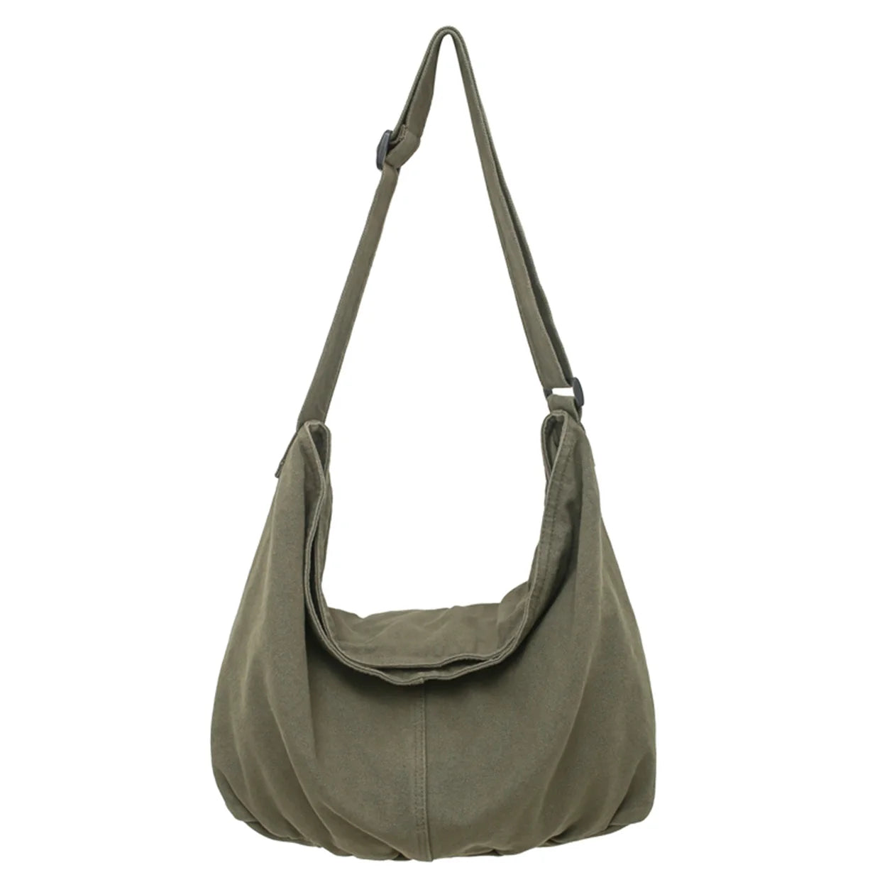 New Fashion Women Shoulder Bag Canvas Large Capacity Retro Female Casual Crossbody Bags Lady High Grade Travel Solid Color Daily