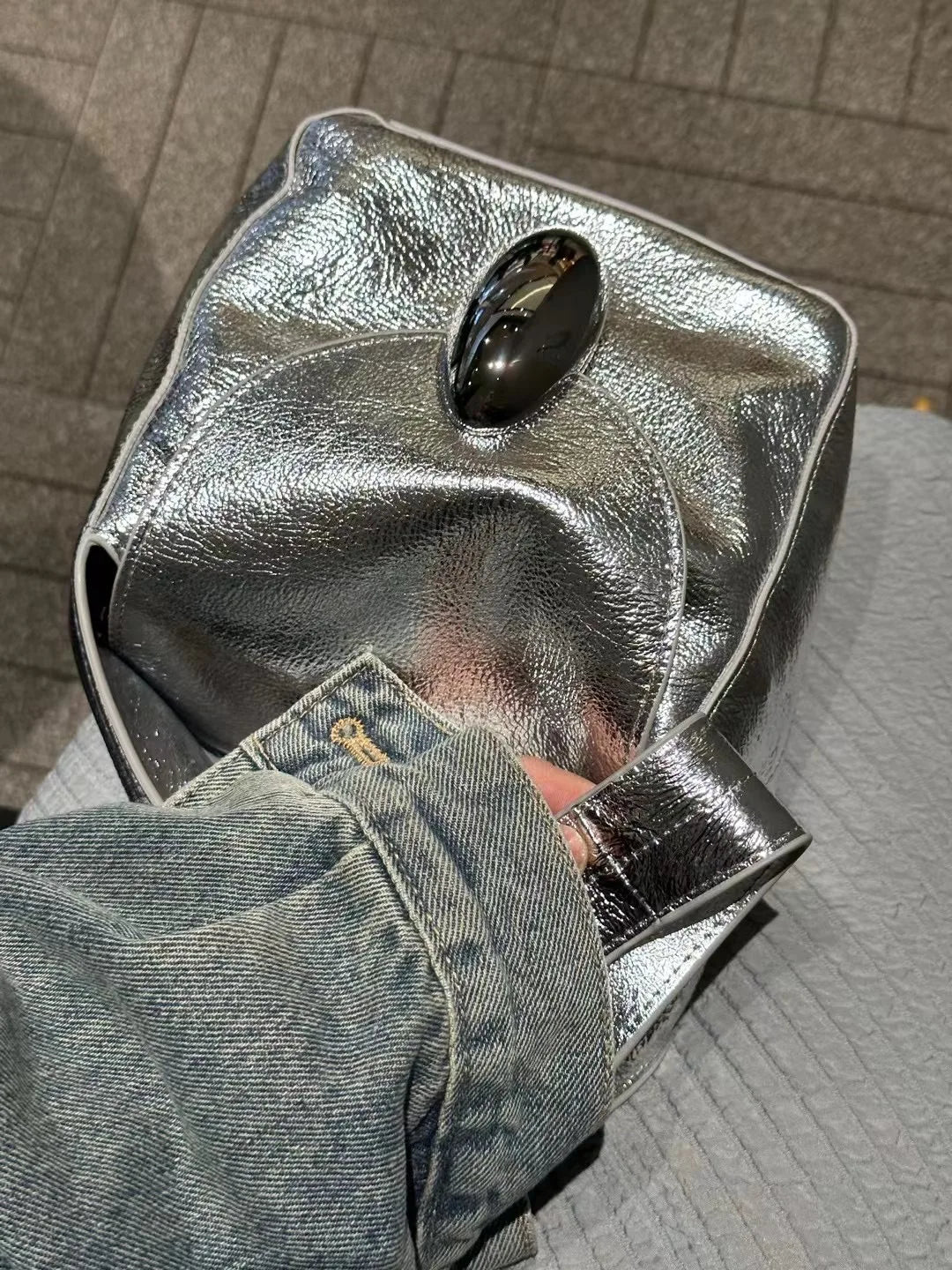 New Genuine Leather Cowhide Soft Leisure Shoulder Bag Niche Design Latch Chain Crossbody Handbags Female Elegant All-match Bolsa