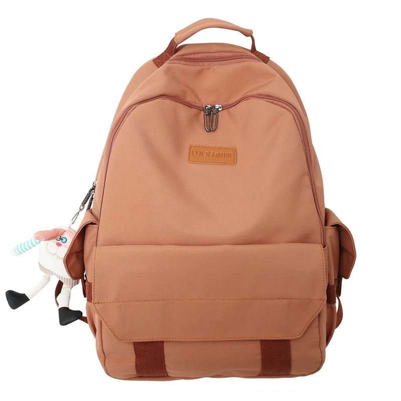 New Girl Travel Nylon Student Bag Lady Kawaii Trendy Laptop Backpack Book Female Fashion College Backpack Women Cute School Bags