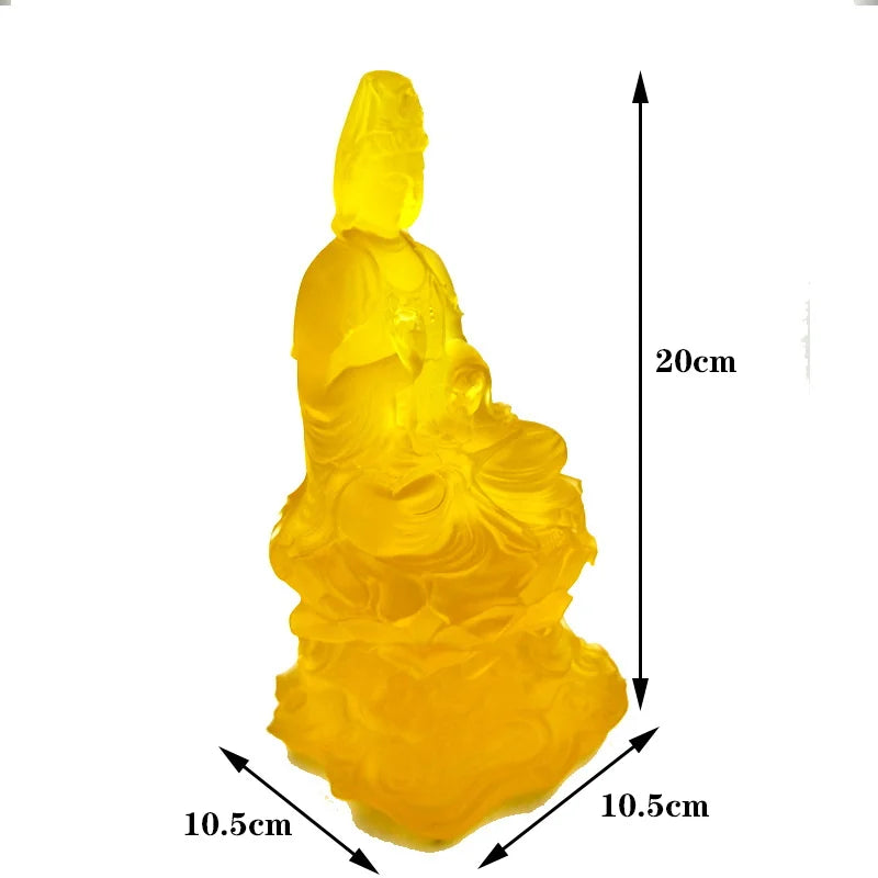 New Guanyin Bodhisattva Statue High-quality resin home decoration Feng Shui ornaments high-end gift Buddha statue free delivery