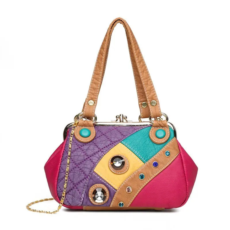 New High Quality PU Leather Women Shoulder Bag Fashion Women Handbag Luxury Brands Female Shoulder Bag small Messenger Tote Bag