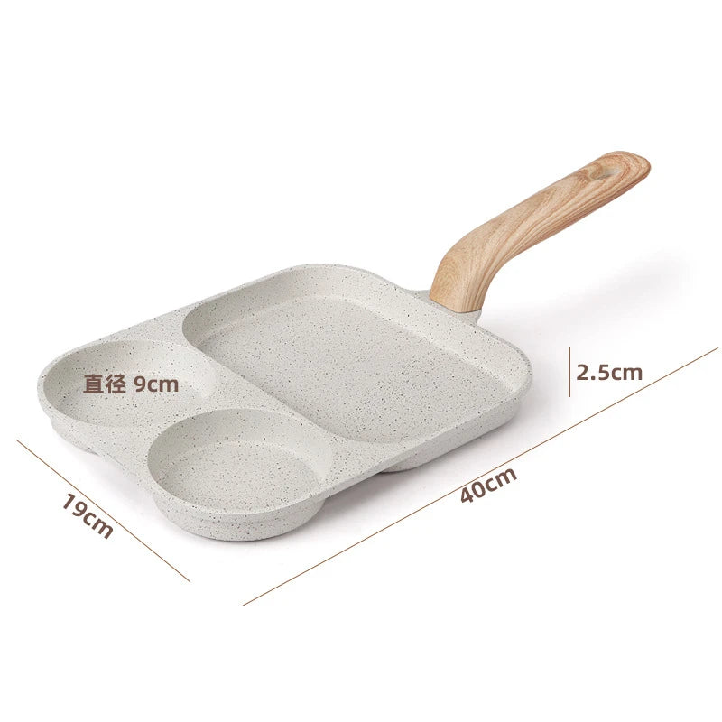 New Maifan Stone Non-Stick Frying Pan Steak Pancake Skillet Fried Egg Breakfast Saucepan Home Cooking Pots Kitchen Accessories