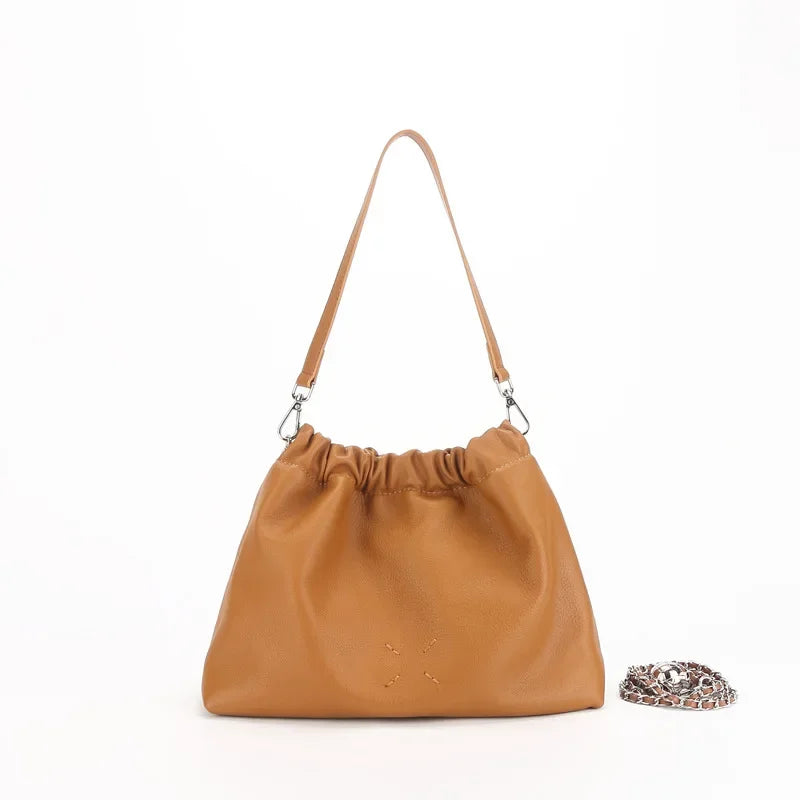 New Pleated Cloud Bag Korean Minority High Quality Commuter Underarm Shoulder Bags Elegant Luxury Bolsos Mujer Female Purses